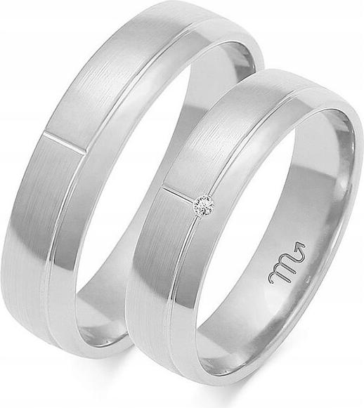 Bílý zlatý snubní prsten na svatební hostina svatba 585 23 24 25, dámský, originální