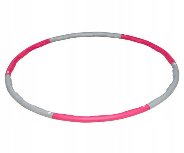 Hula Hoop 100 CM S Zátěží Allright Šedo-růžový