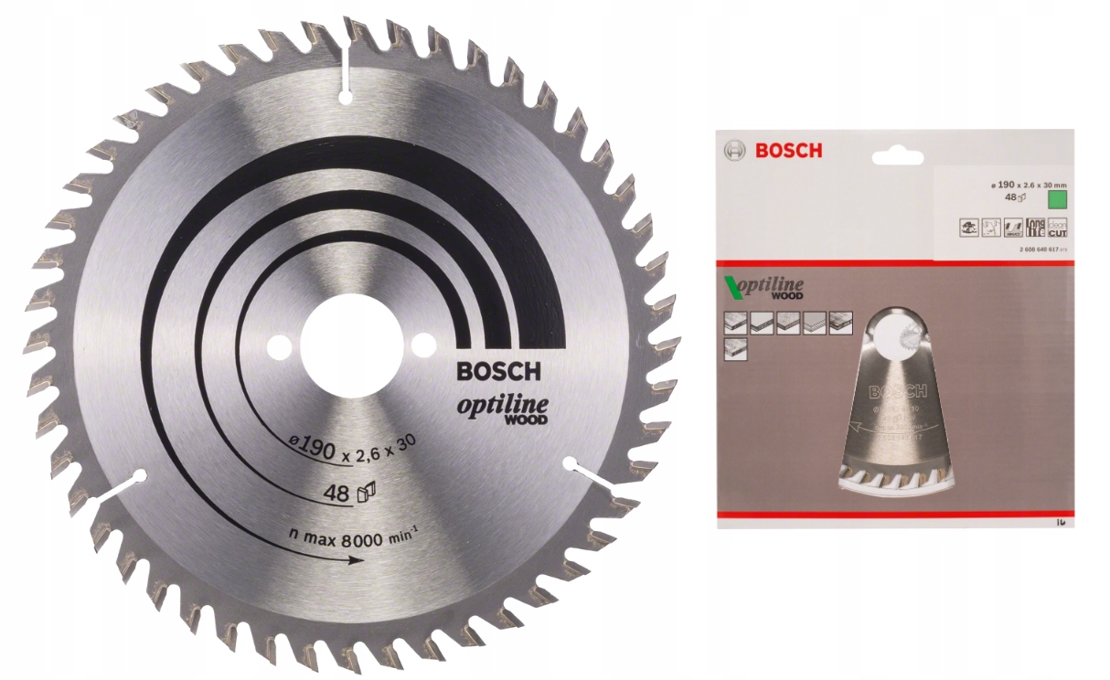 Bosch Kotoučová Pila H Wood 190*2,6*30/Z48
