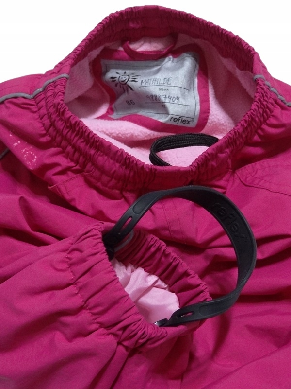 REFLEX ciepłe spodnie na śnieg narciarskie na POLARZE 86 - 92 Marka Inna marka