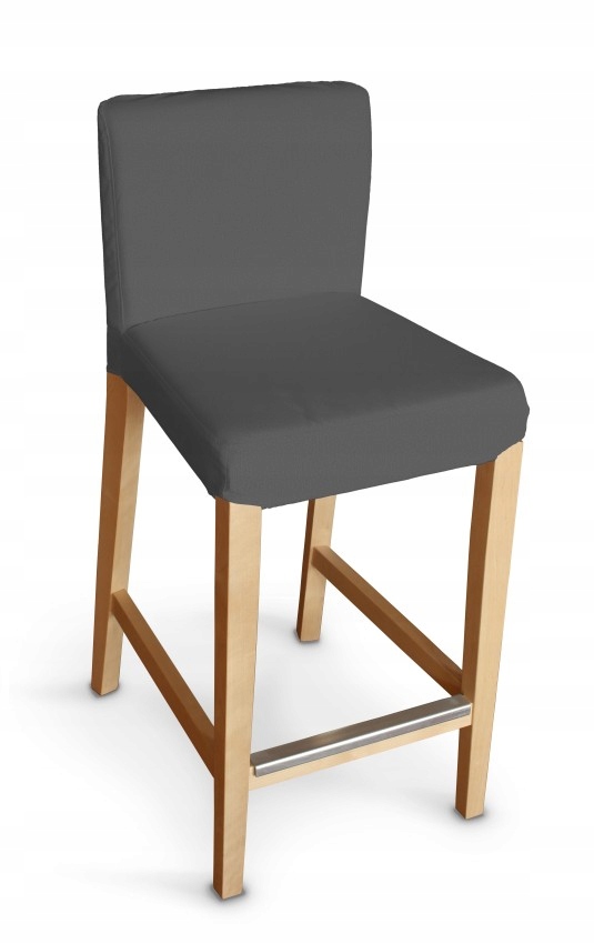 Dekoria potah na barovou židli Henriksdal krátký Ikea šedý