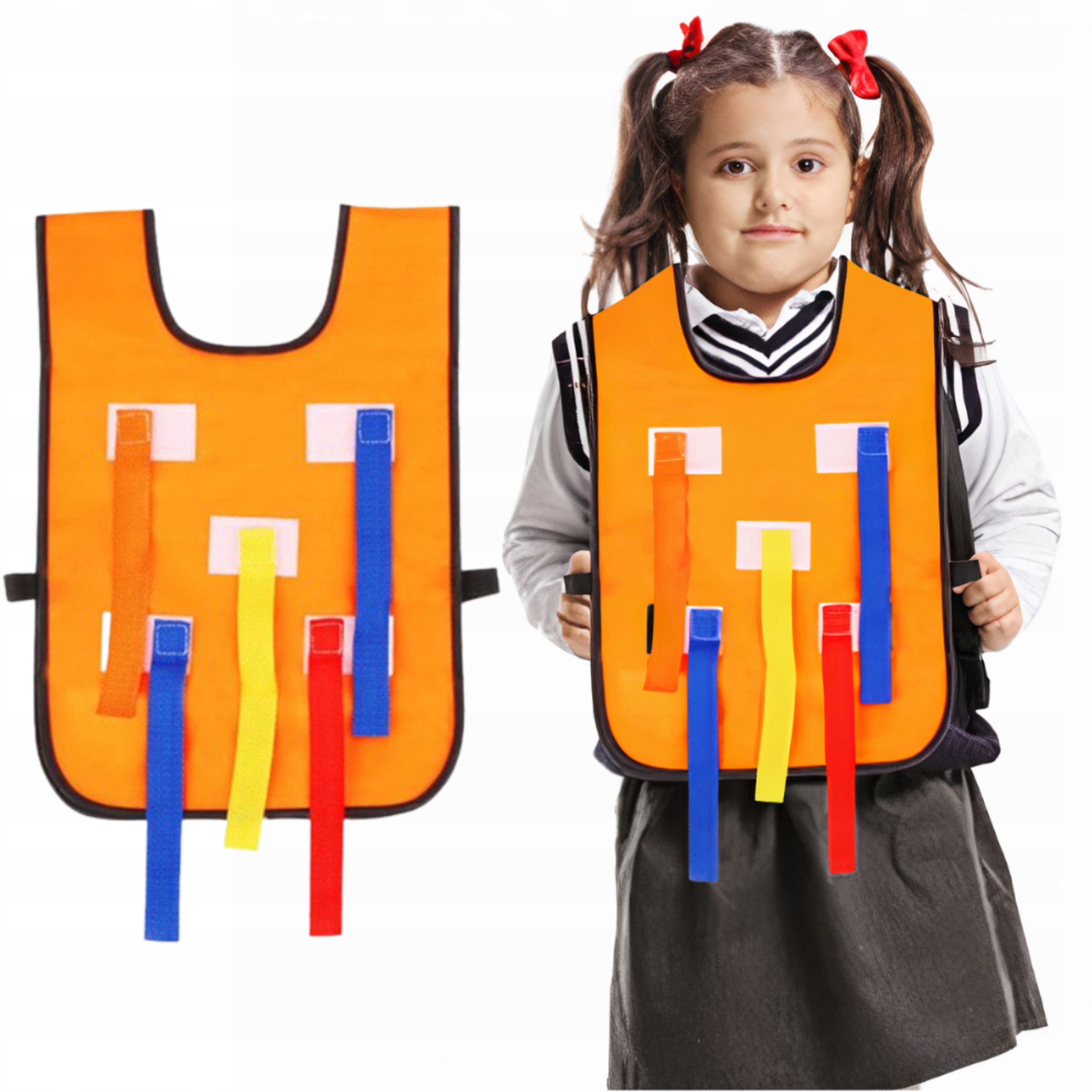 

Animacje Kamizelka Z Rzepami Gra Paski Pomarańcz