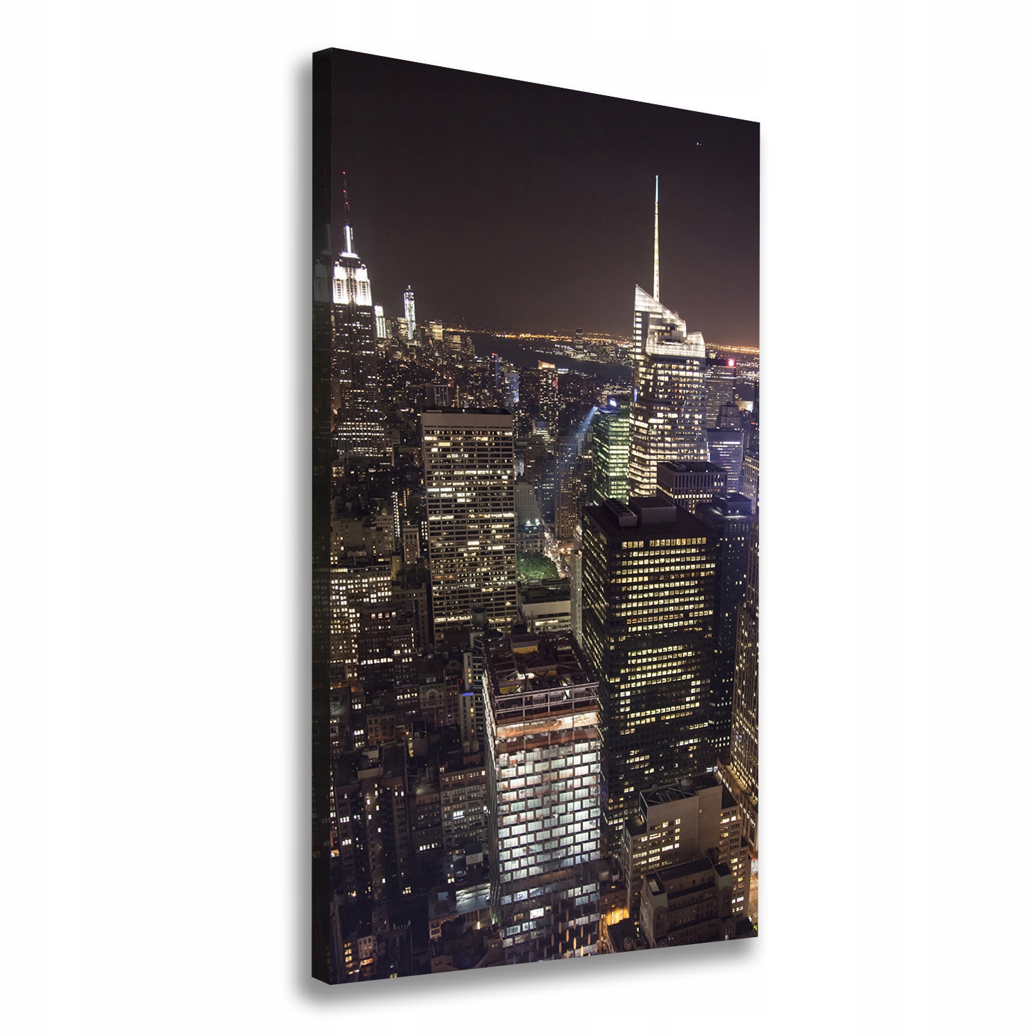 

Foto obraz na płótnie Nowy Jork nocą 70x140 cm