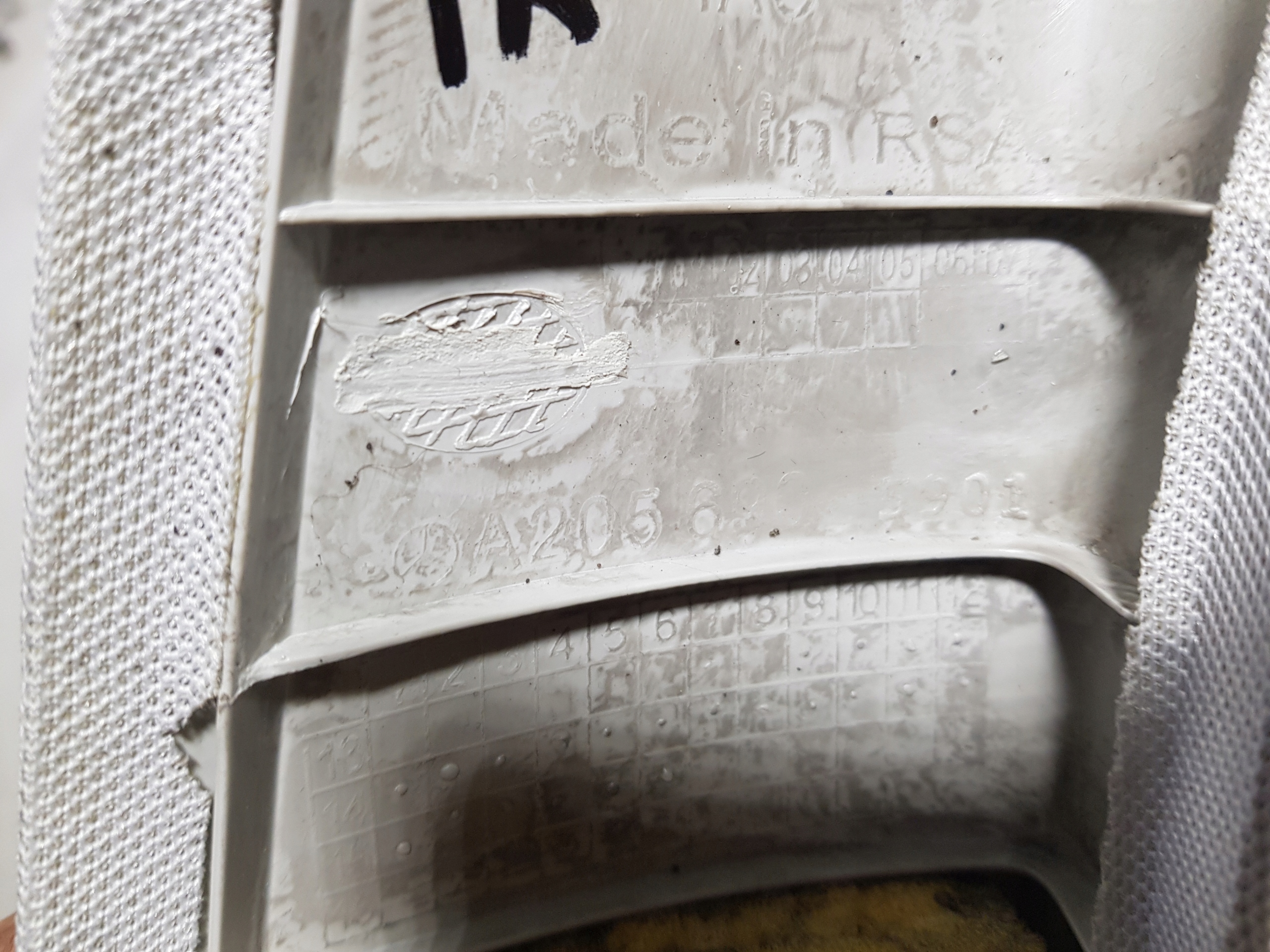 MERCEDES W205 cover SLUPKA left side