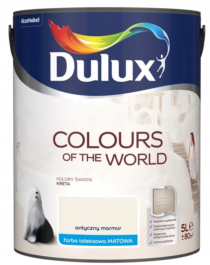 

Farba Dulux Świata- antyczny marmur, 5l