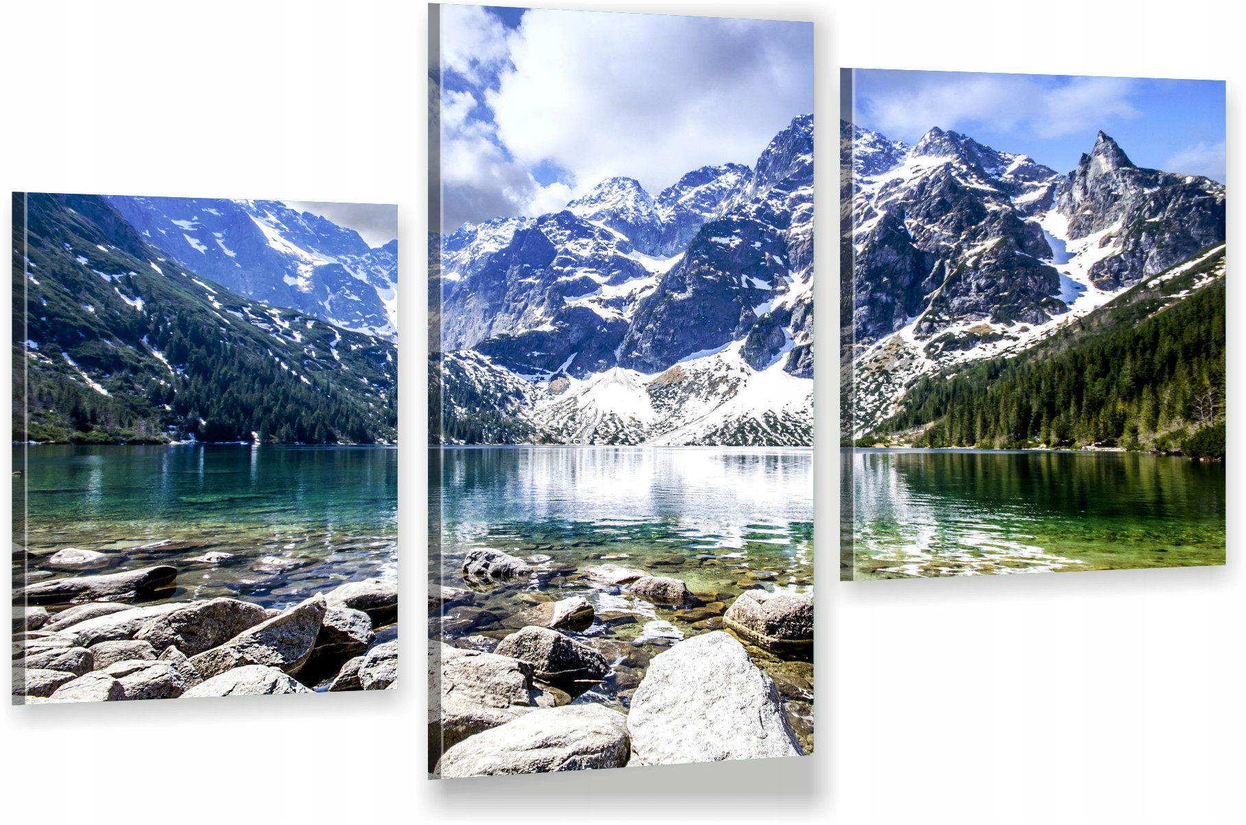 

Tryptyk Obraz Na Ścianę morskie oko tatry