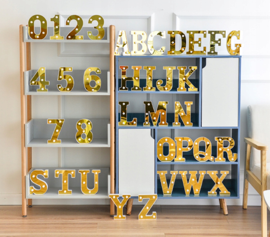

Litery Literki Led Świecące Napisy Białe 3D 16CM
