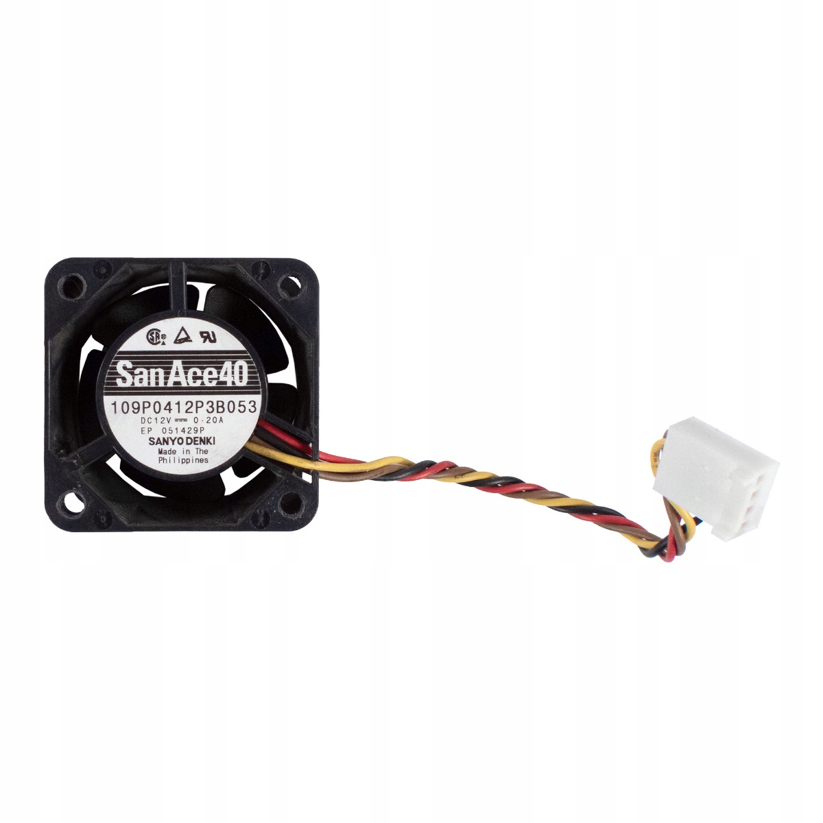 Ventilátor Sanyo Denki San Ace 40 109P0412P3B053 12V 0,2A