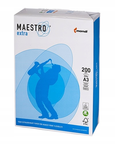 

Papier ksero Maestro Extra A3 200g a-250