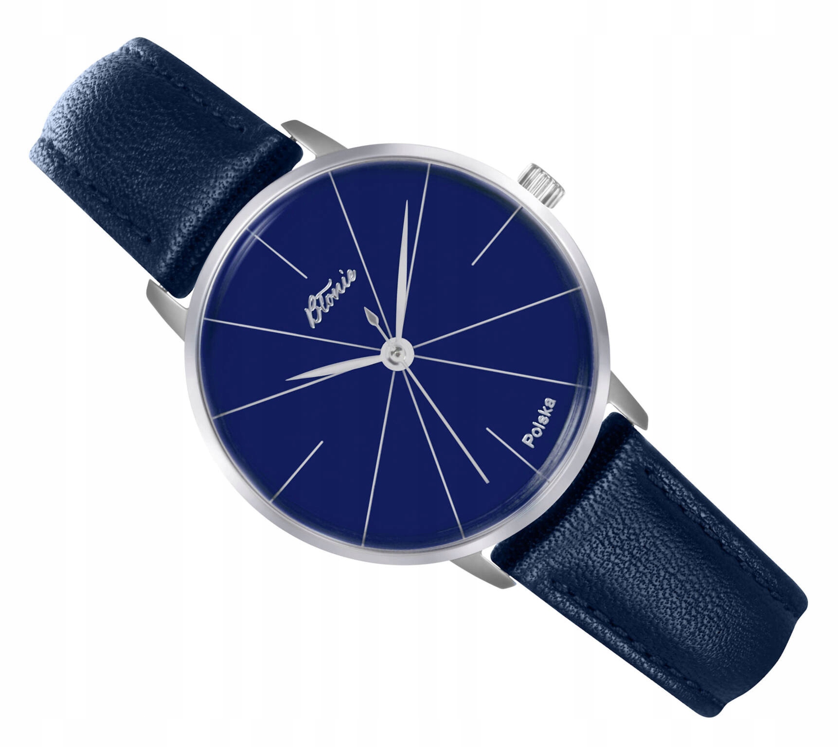 Dámské Klasické Elegantní Hodinky Polský Výroby Błonie Zodiak Model Chrpa