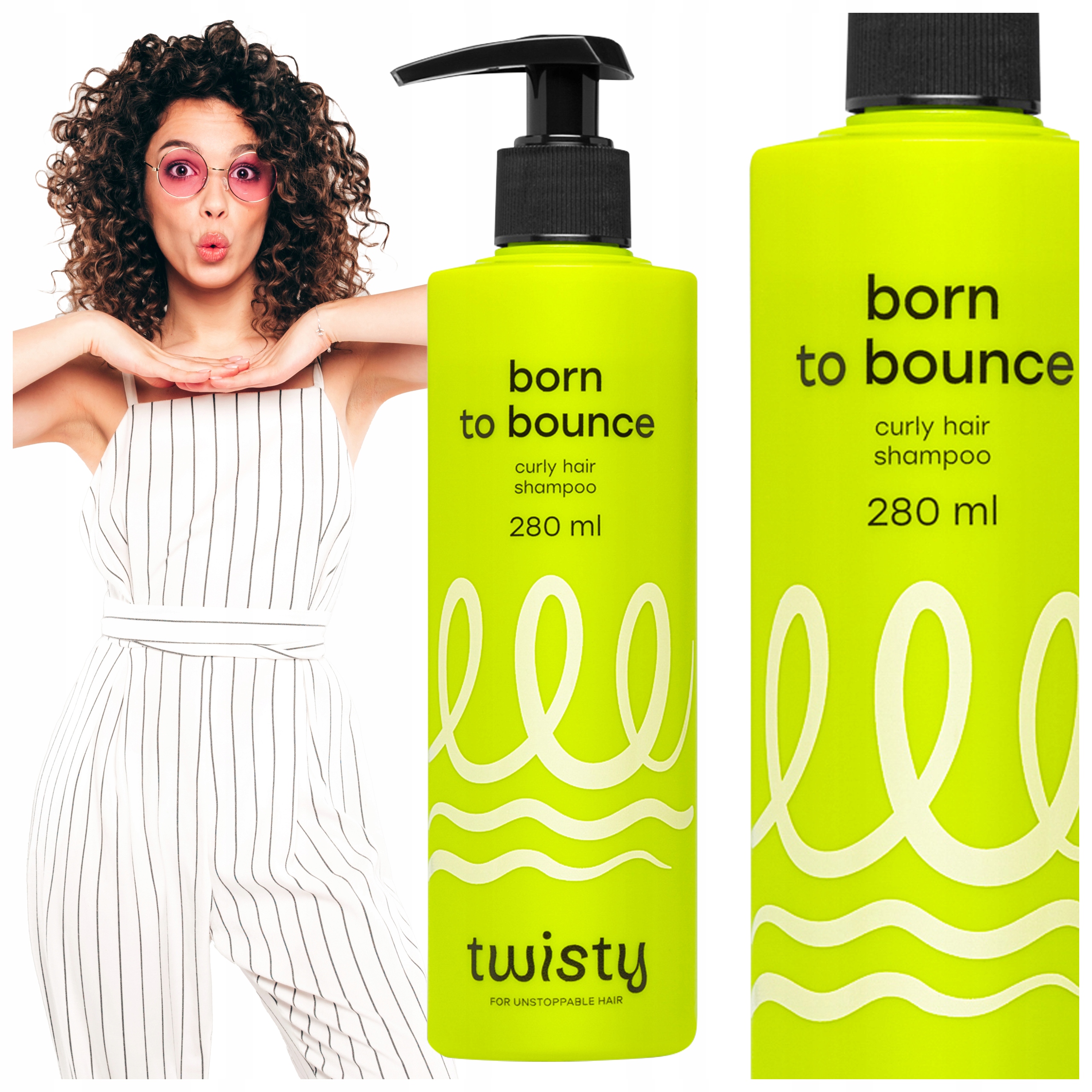Šampon pro kudrnaté vlasy Extrahování Kroucení Vysokoporézní vlasy Twisty