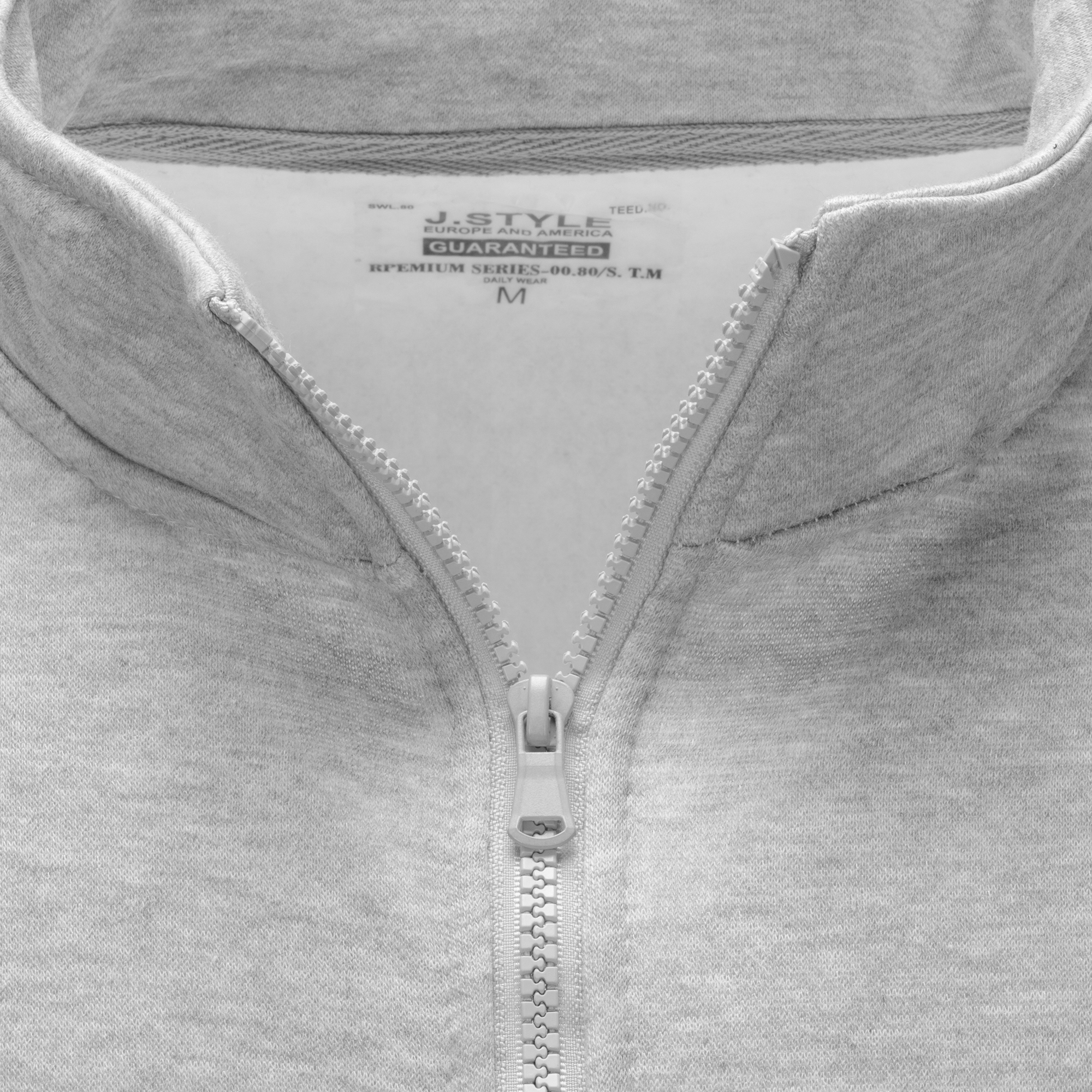 BL02 r. XL GŁADKA ROZPINANA BLUZA ZE STÓJKĄ Rozmiar XL