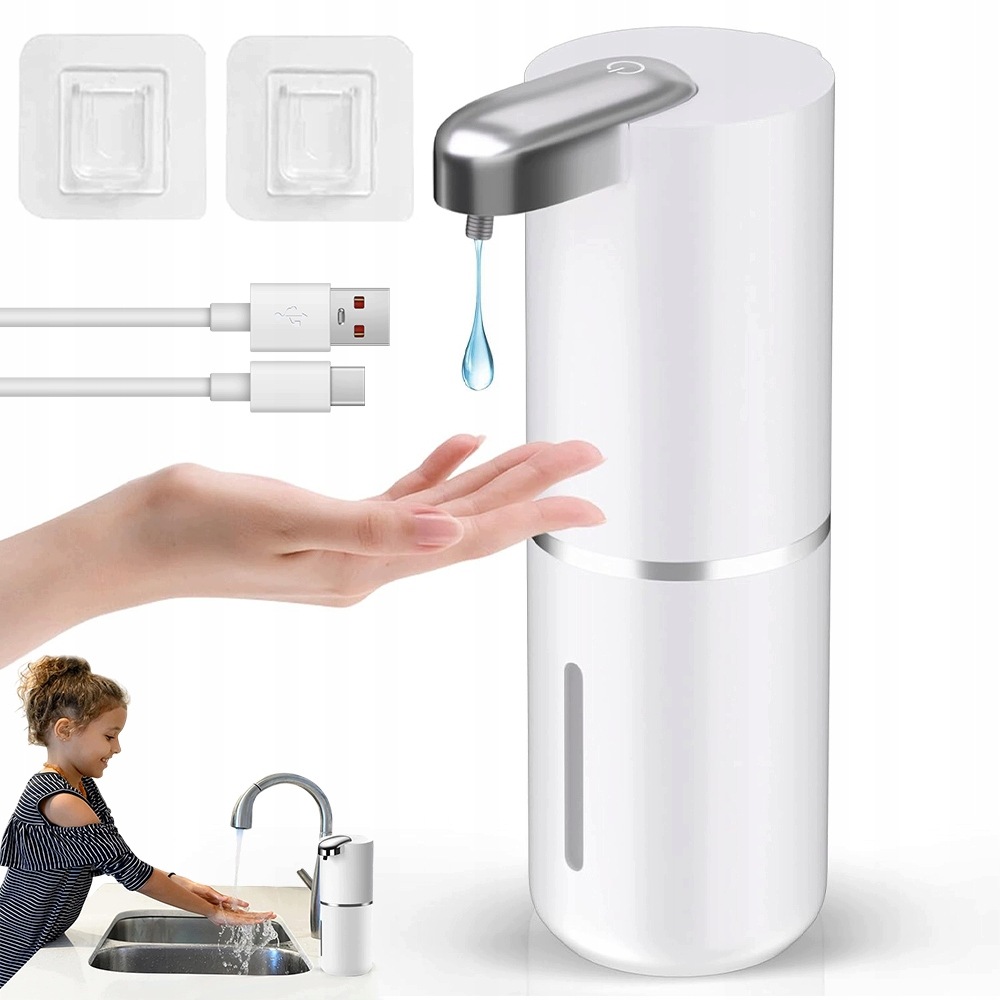 Automatický Dávkovač Pěnového Mýdla 380 ML Infračervený Senzor Se 4 Režimy