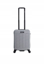 Malý kabinový kufr Discovery Reptile Stříbrný