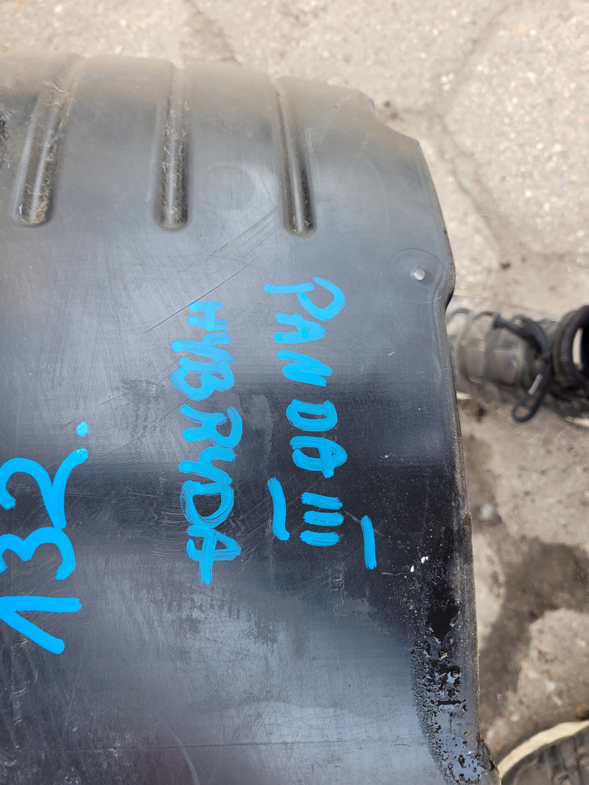 mudguard rear. rear part right FIAT PANDA III HYBRYDA
