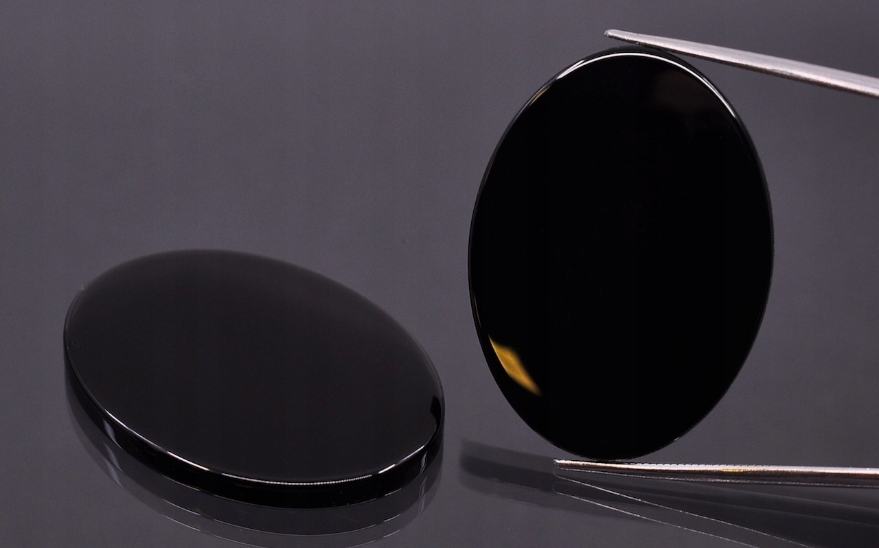 Onyx mělký ovál 32x23 mm