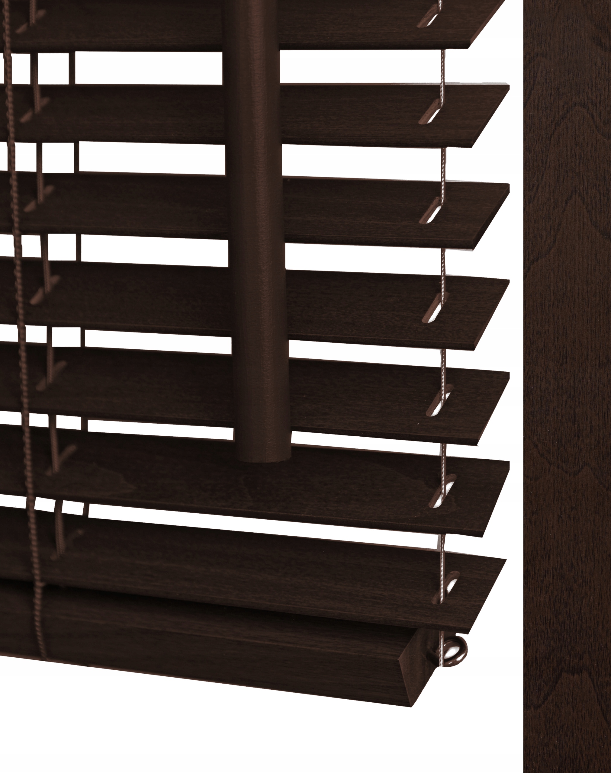 ŻALUZJE DĄB BAGIENNY ROLETY DREWNIANE 25MM 220x60