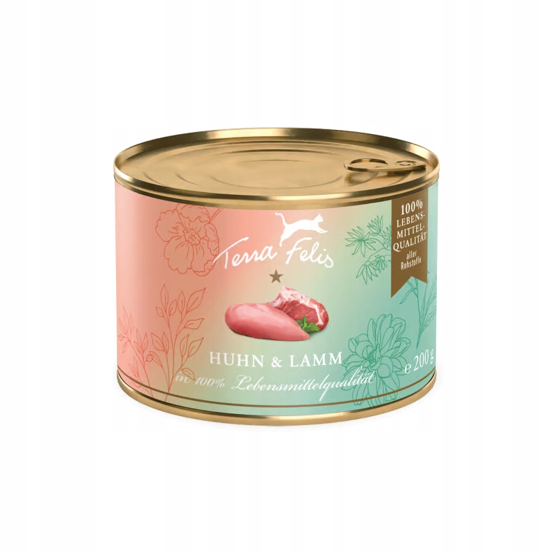 Levně 3x Terra Felis Kuře s jehněčím masem 200 g