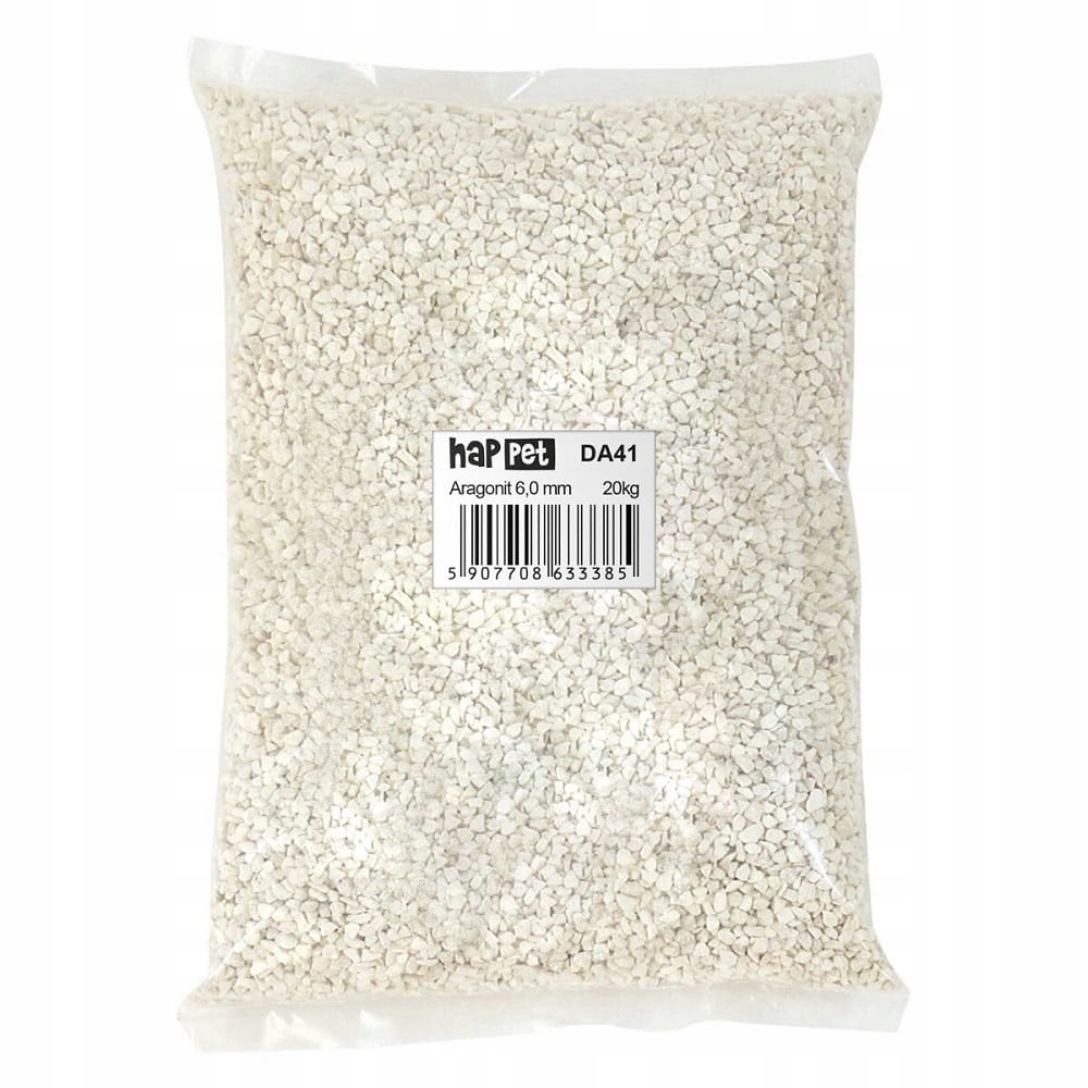 Happet Aragonitový substrát pro akvárium 6 mm 20 kg
