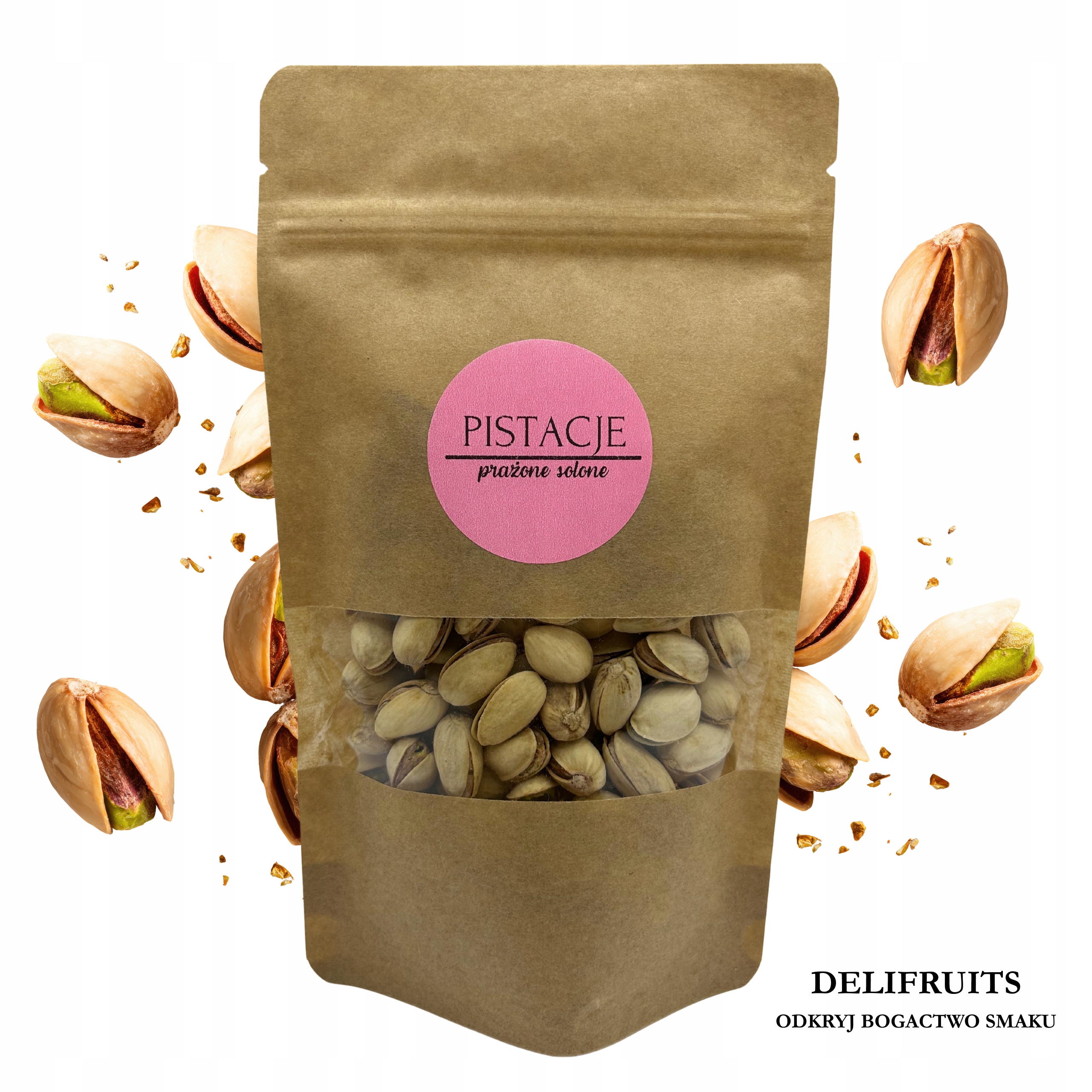 Pistácie Solené Velké Premium Pražené 2,5 Kg (2500 G) Delifruits Zdravé