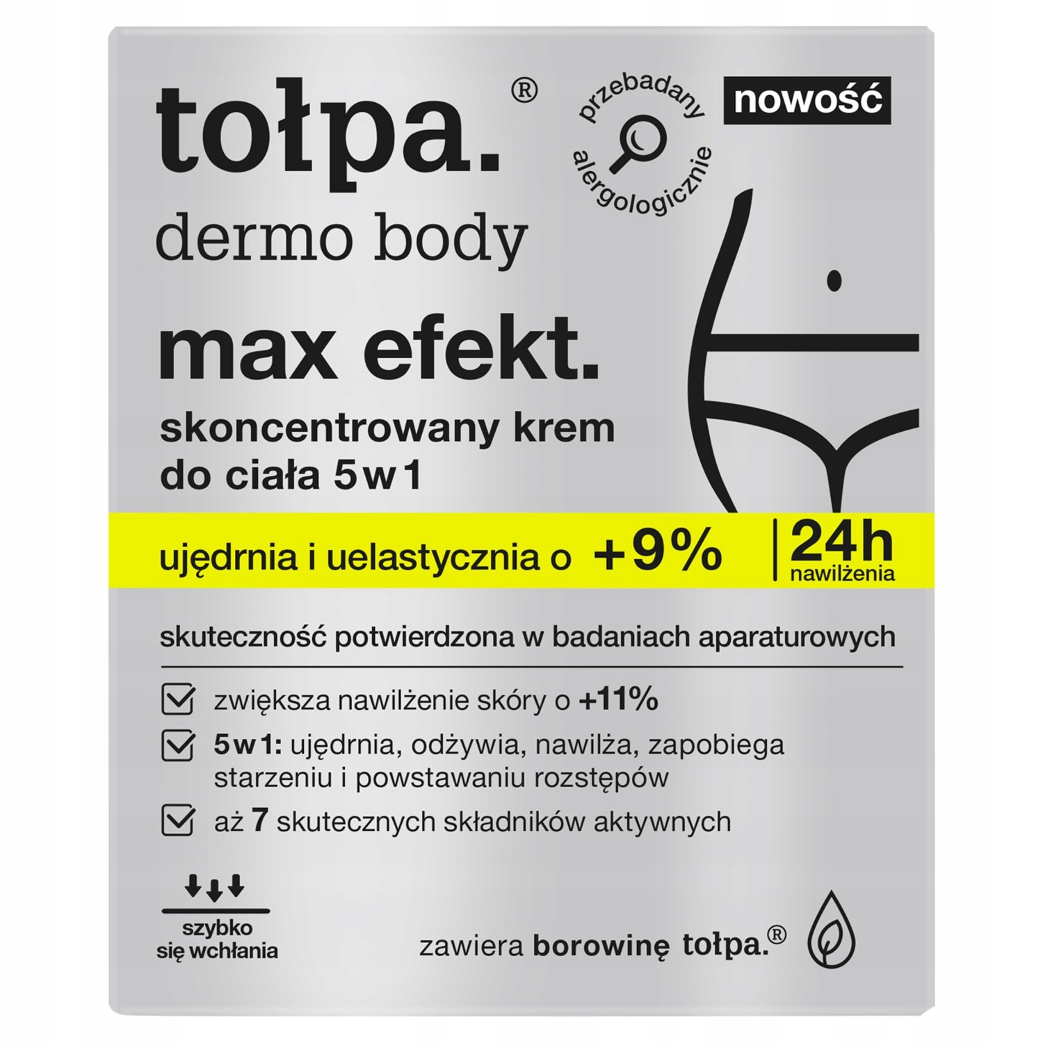 

Skoncentrowany krem do ciała 5w1 Tołpa Max Efekt