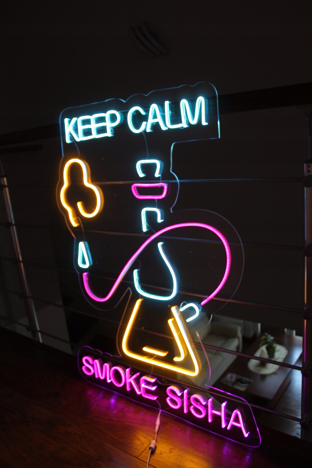 "Shisha" Napis Neon Led Ledon Neon Flex