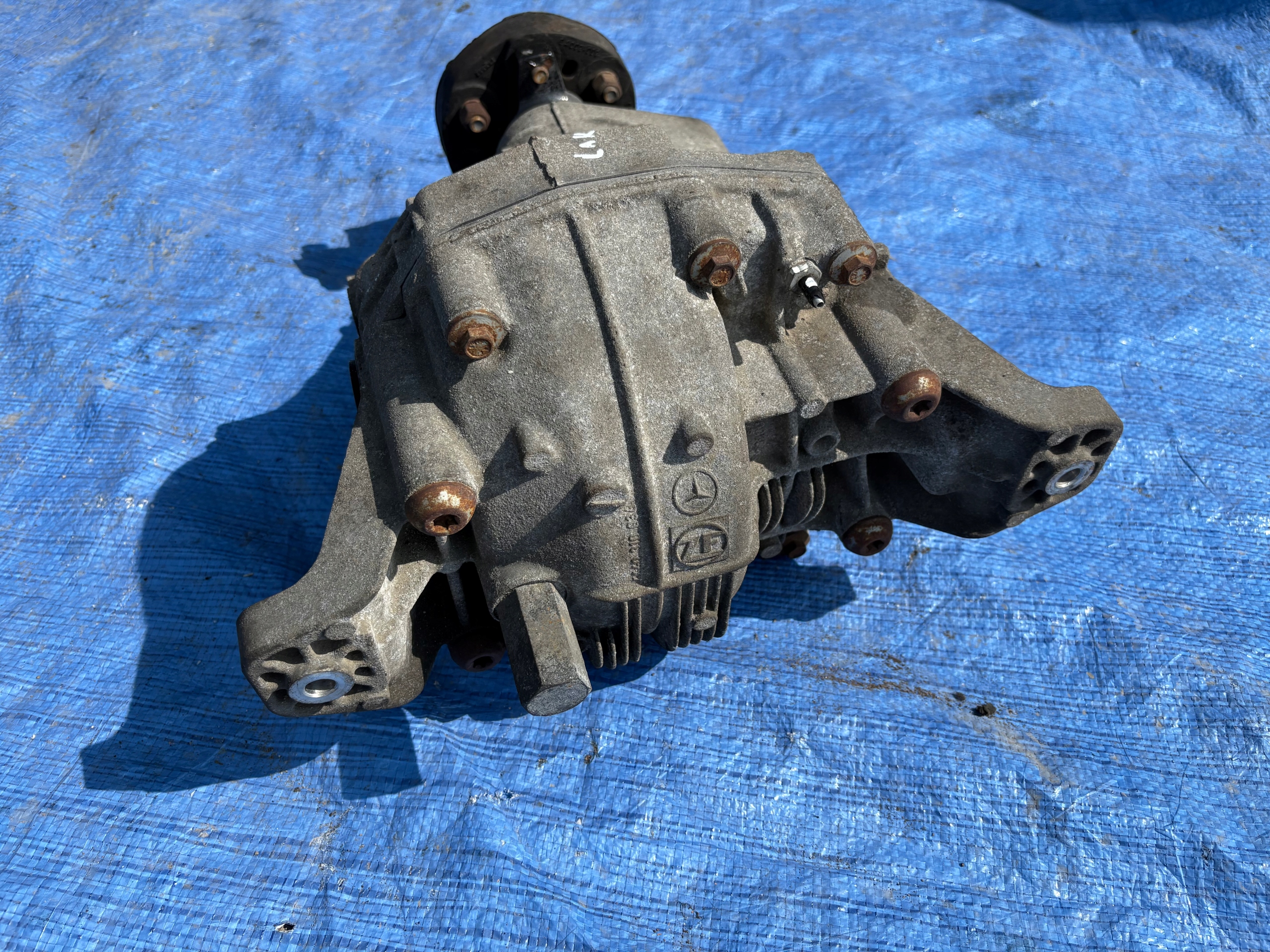 MERCEDES GL X164 ML W164 3.45 differential diff differential rear part Z blocking