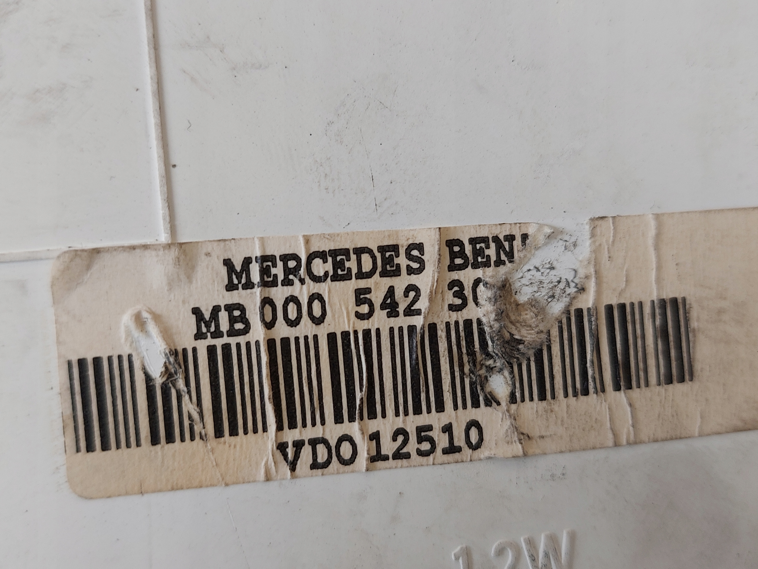 dials clock MERCEDES VITO 638 110D MB00054230