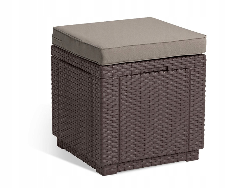 

Pufa ogrodowa Keter Cube 209435 Brązowy