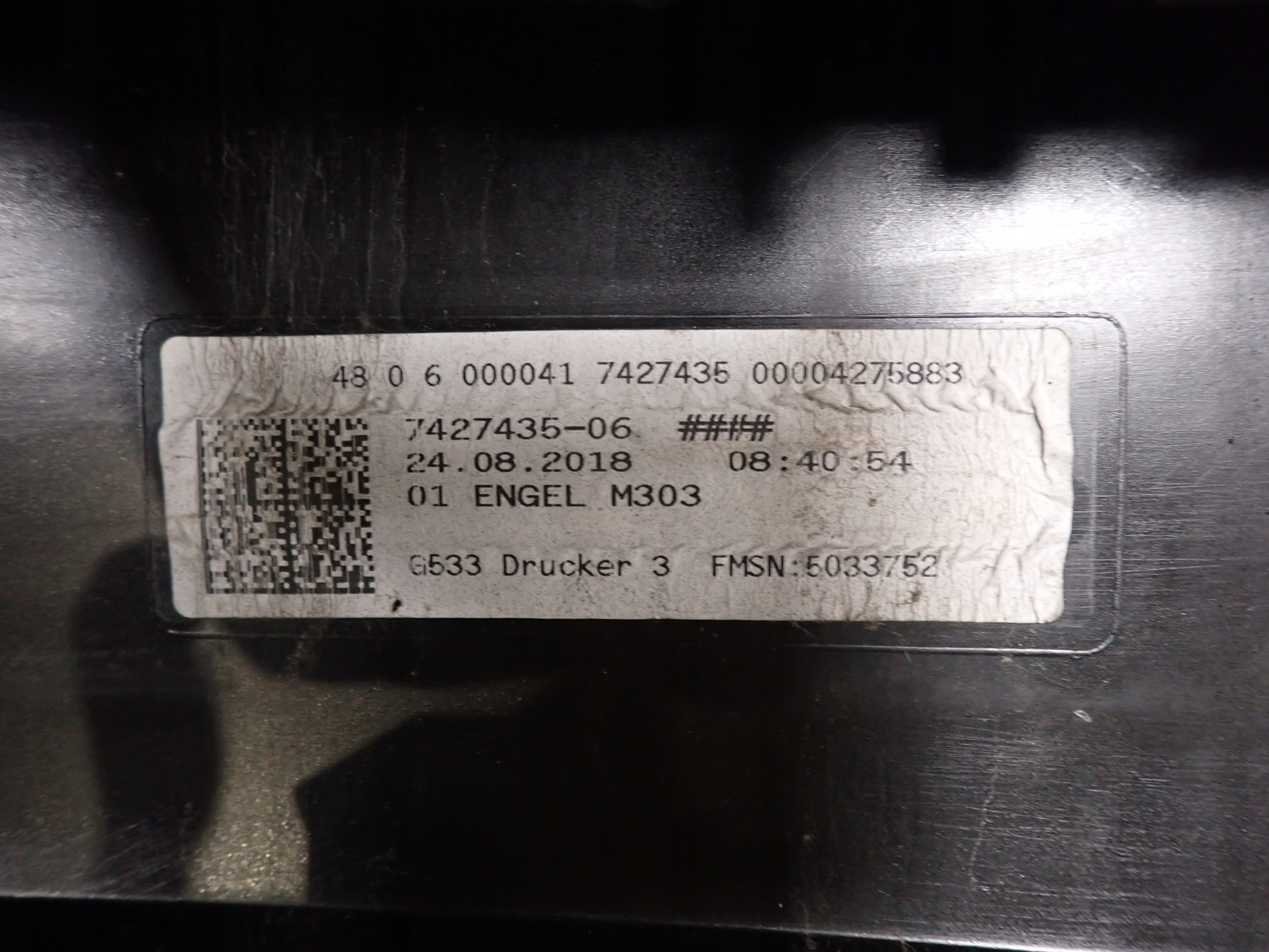 BMW 5 G30 G31 17-20 bumper front front PDC SPR