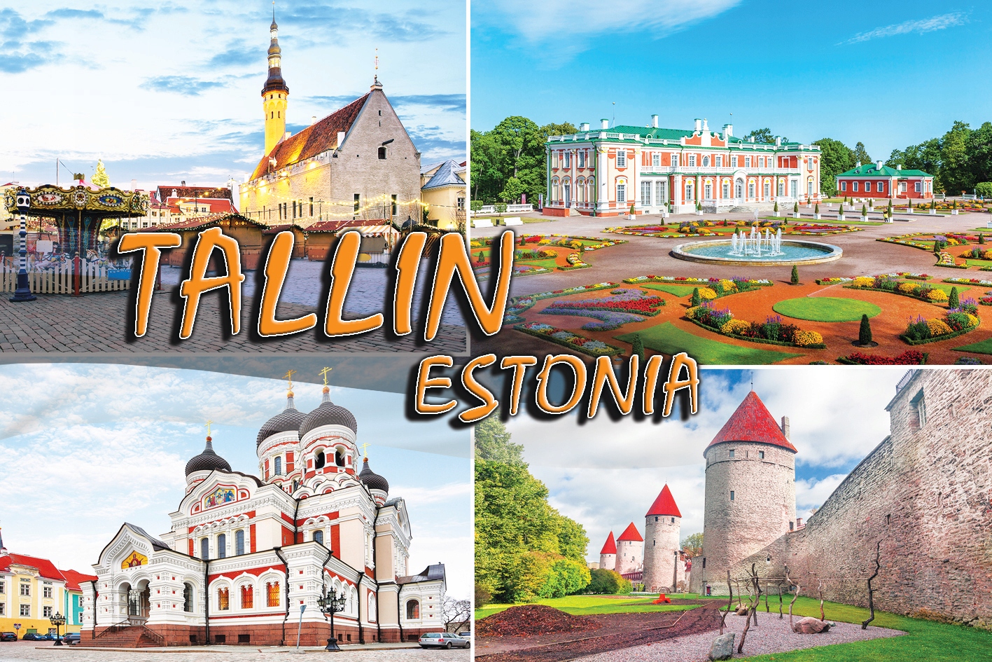 

Magnesy na lodówkę miasta - Tallin