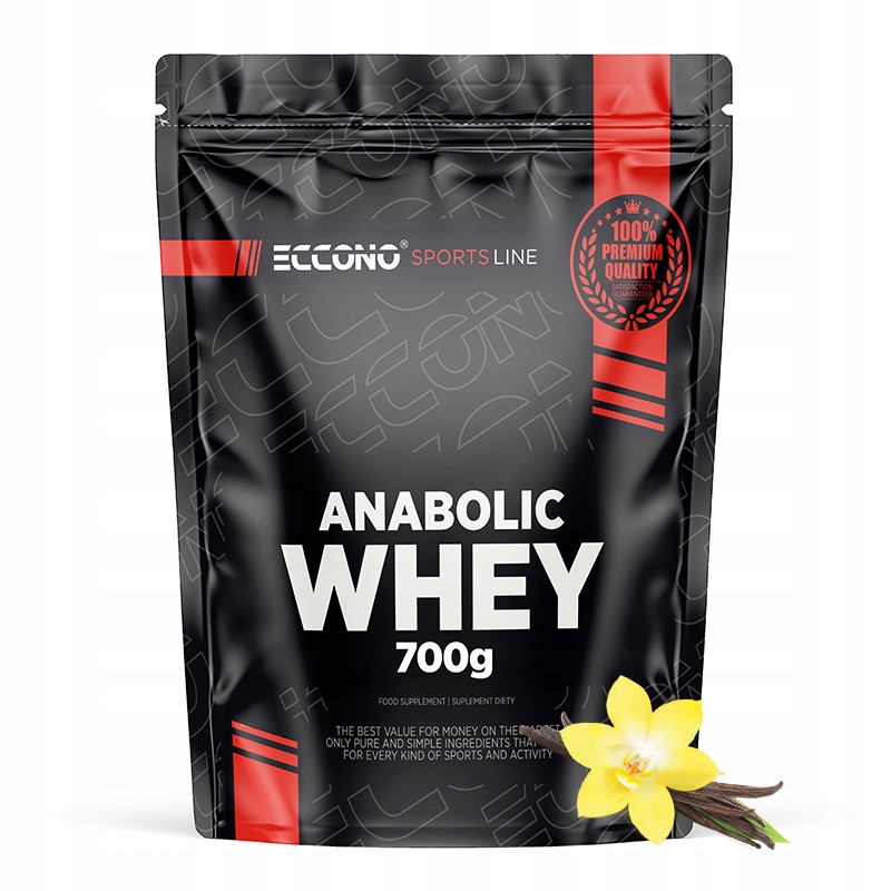 Eccono Anabolic Whey Protein 700G Bílkoviny 80% Koncentrát Wpc Mpc Kreatin Wa