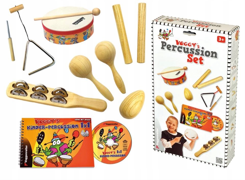 Zestaw Perkusyjny Dla Dzieci Voggenreiter Voggy'S - 6 instrumentów
