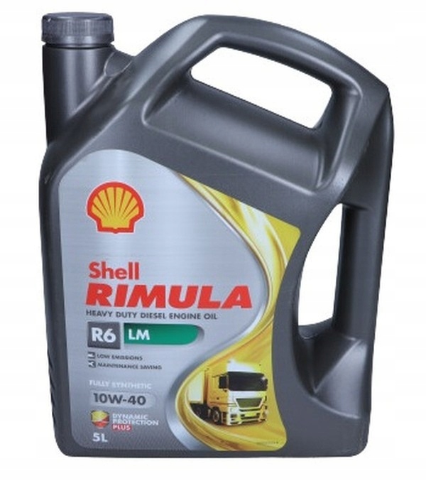Olej Shell 10W40 5 L Rimula R6 LM Nákladné Vozidlá