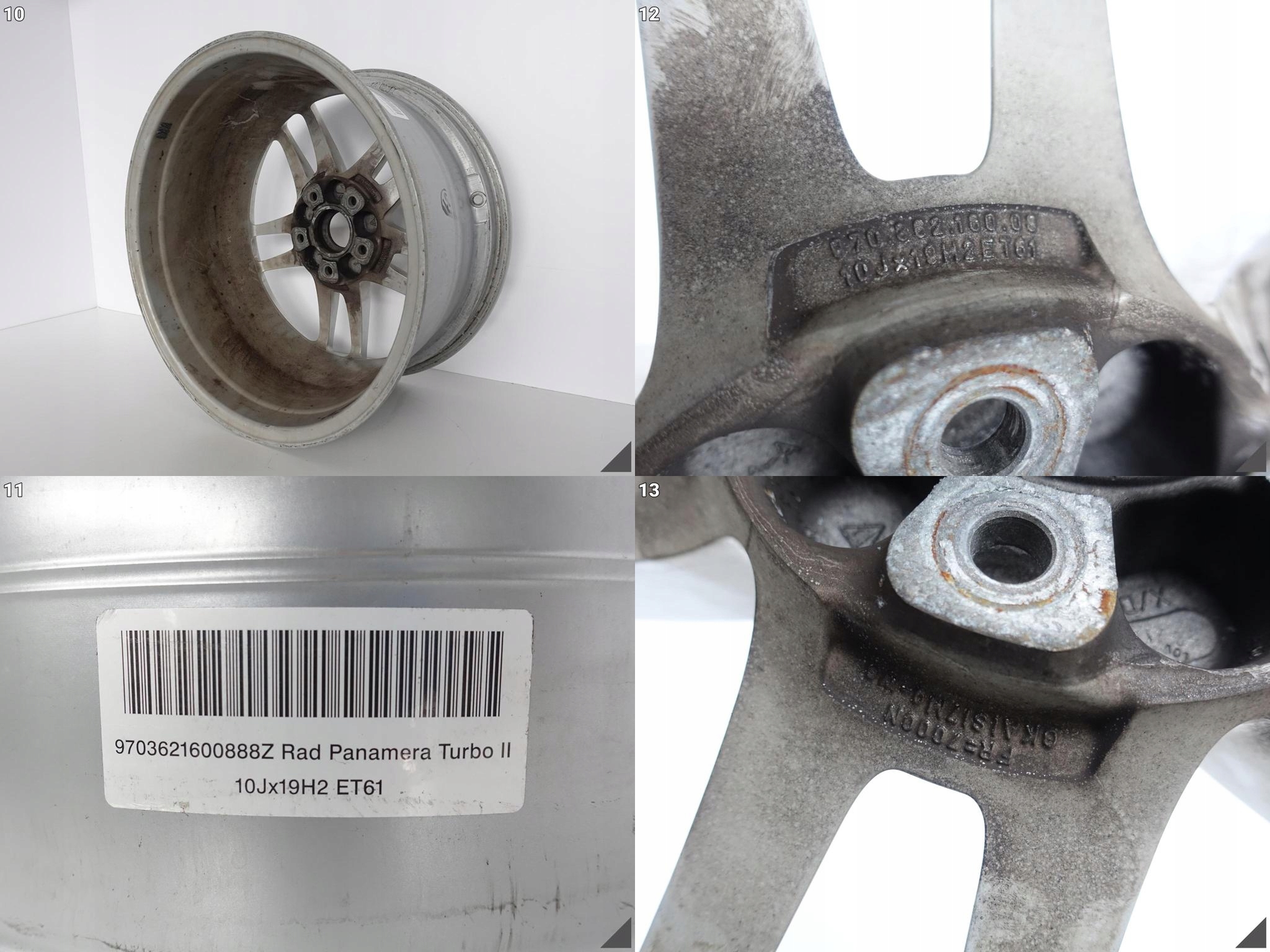 PORSCHE PANAMERA 970 TURBO II disk 10JX19 ET61