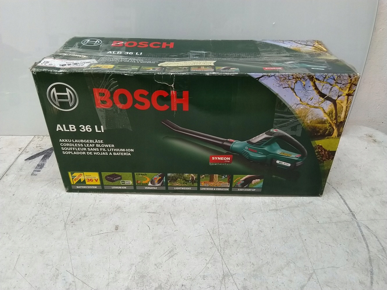 Soplador de hojas Bosch ALB 36 LI 