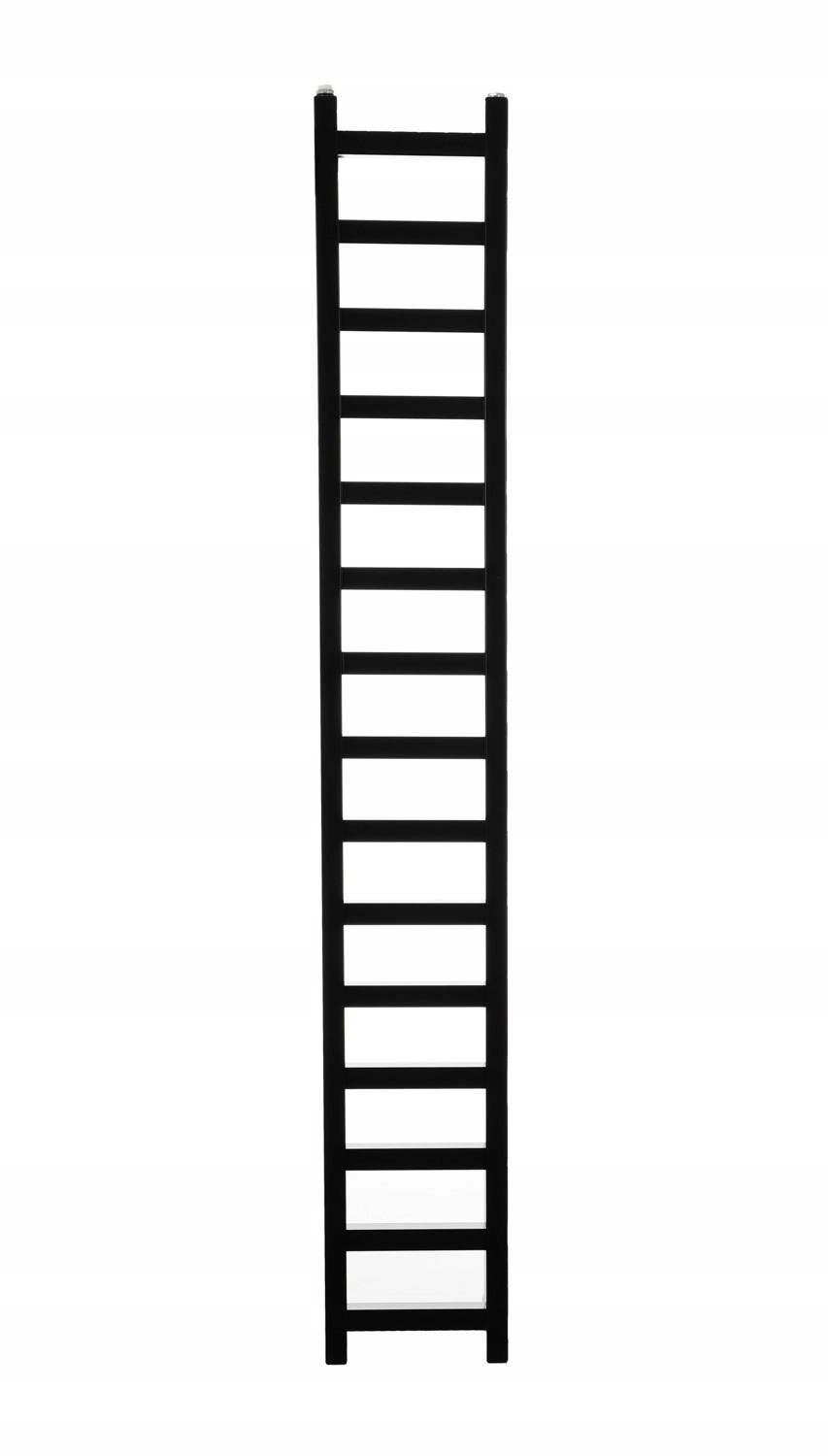 Dekoratívny kúpeľňový radiátor Orchid 165/25 úzky, Čierny