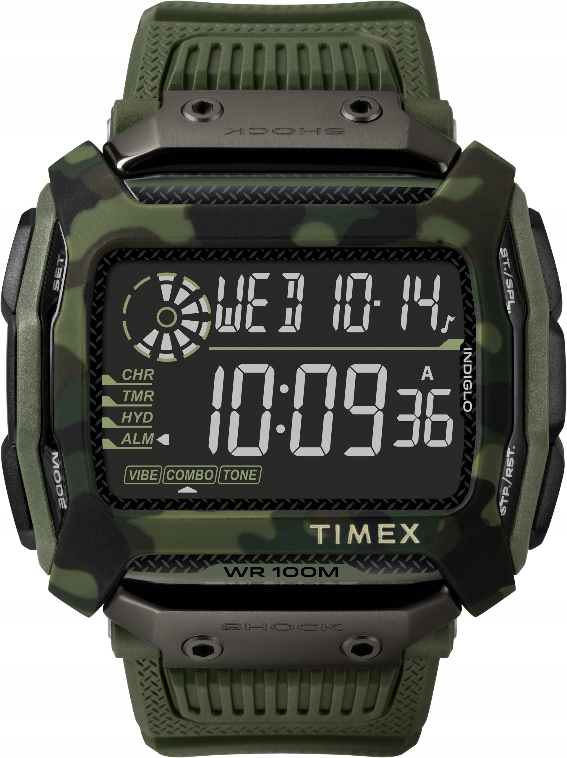 ZEGAREK MĘSKI Timex SHOCK Wodoszczelny Sportowy Rodzaj cyfrowe