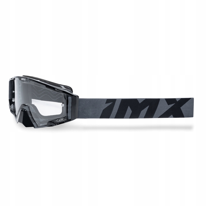 GOGLE IMX SAND GRAPHIC BLACK GLOSS/GREY - SZYBA SILVER IRIDIUM + CLEAR (2 S Stan opakowania oryginalne