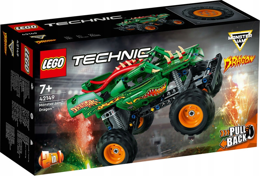 Lego 42149 Technic Monster Jam Dragon