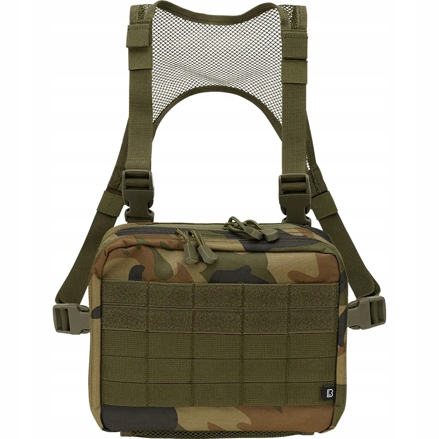 Taktická vesta Brandit Us Cooper Chest Pack Operator Woodland