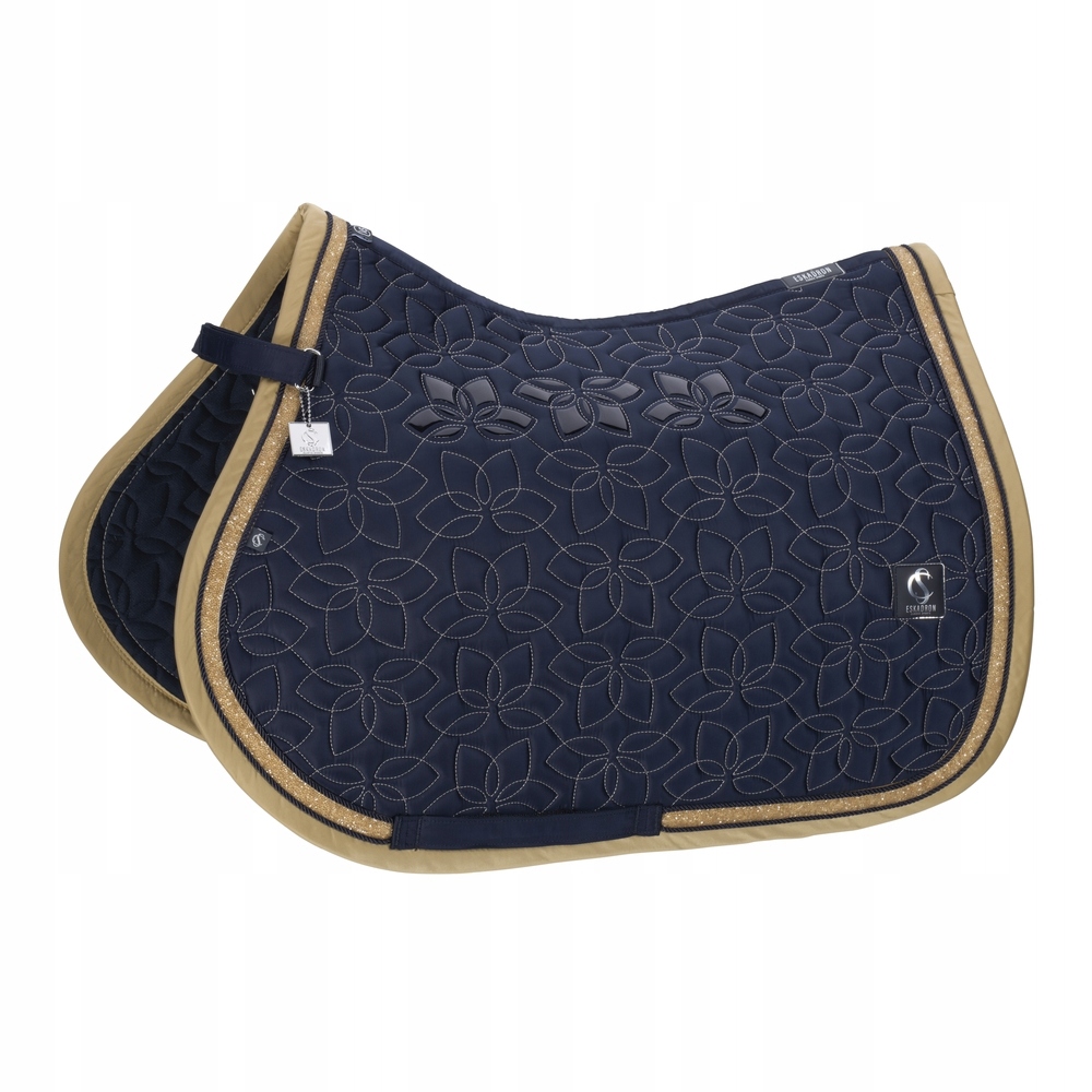 Eskadron, Czaprak Glossy Jewel Contrast, Classic Sports 26, Navy Vs