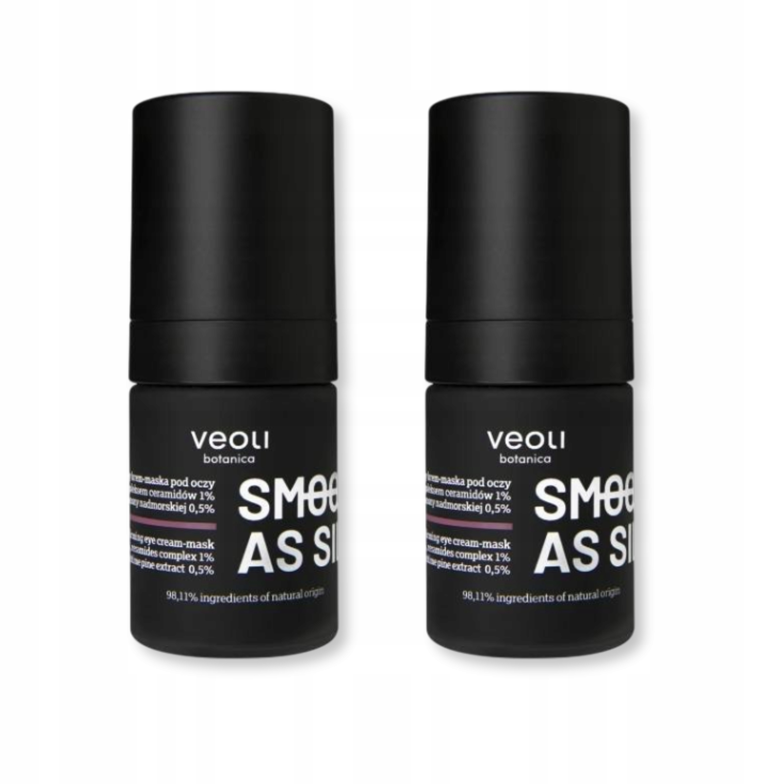 Veoli Smooth As Silk Krémová maska pod oči Sada 2 x 15 ml