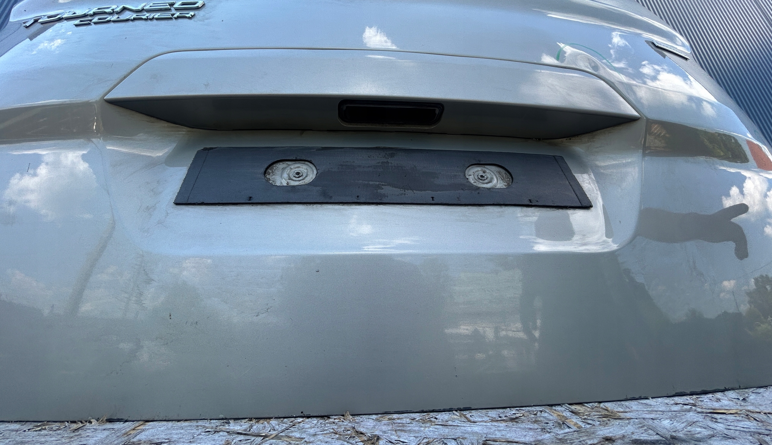 trunk door boot rear part rear FORD TOURNEO COURIER MK1 14- TECTONIC SILVER DKFC