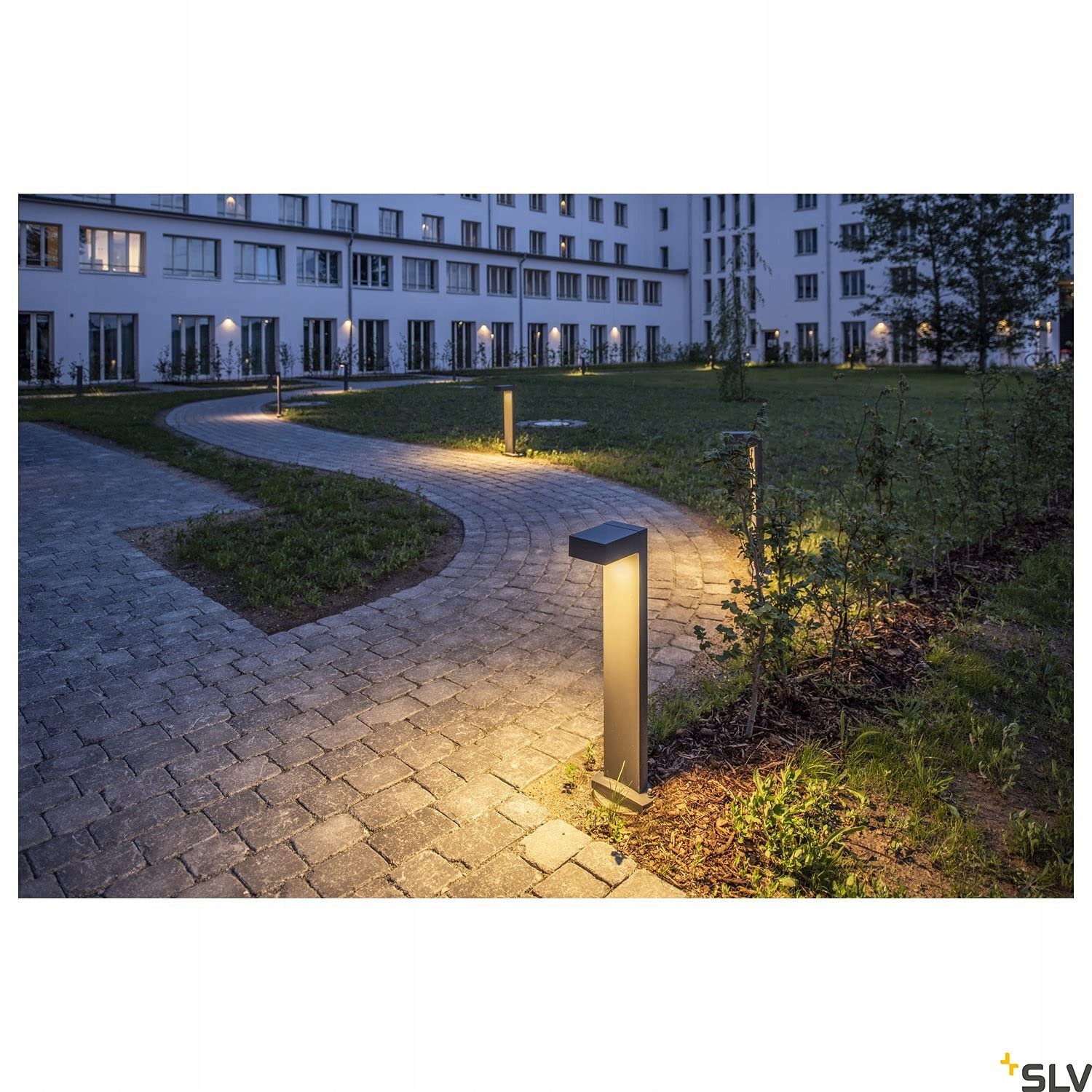 SLV Lampa Ogrodowa Latarnia Słupek Oświetlenie LED — miniatura 5
