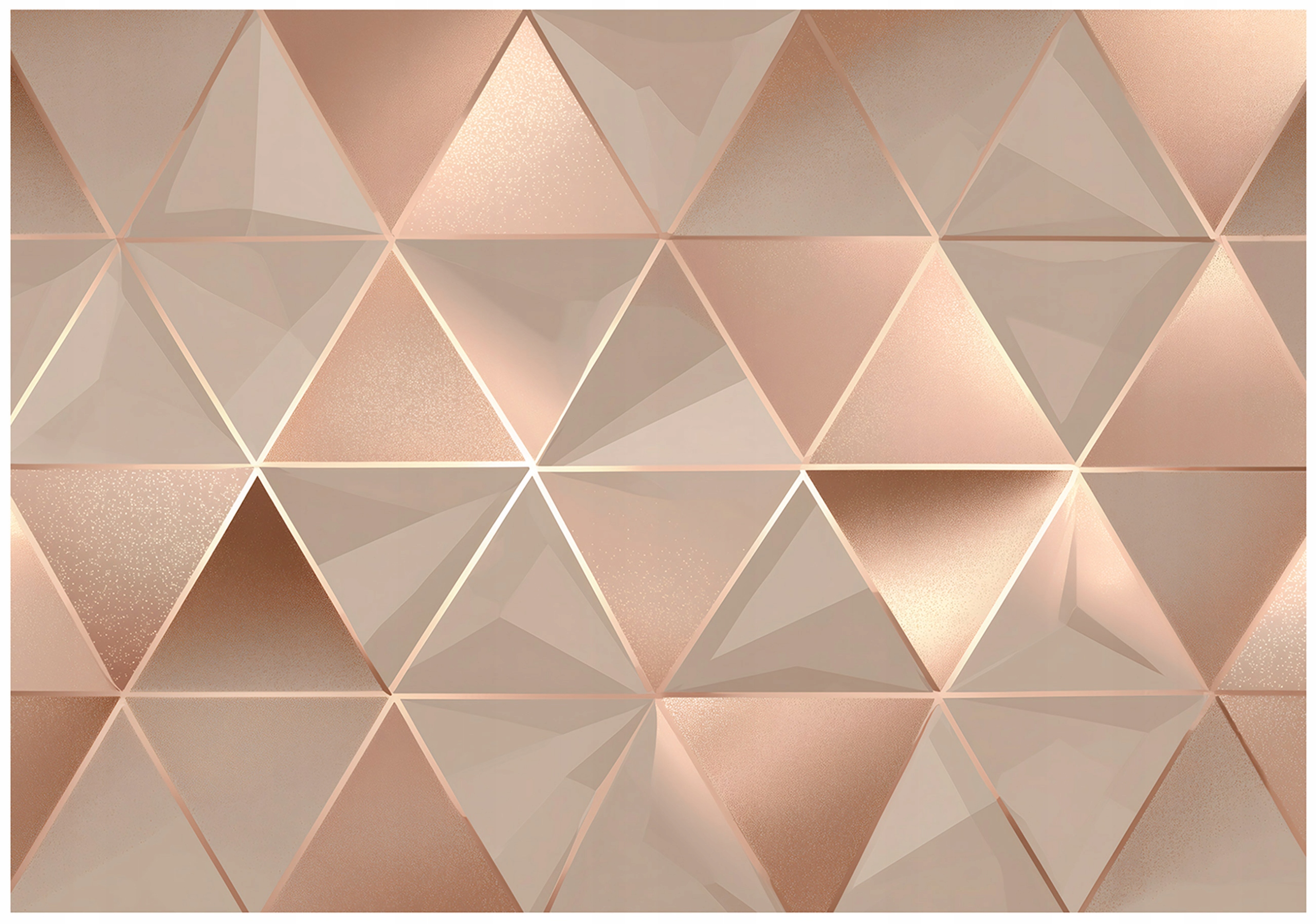 Fototapeta Abstrakce 3D Růžové Zlato Na Zeď Ložnice Obývací Pokoj 200x140