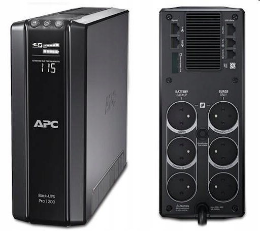 Apc úsporný zdroj Back-UPS Pro 1200, 230V, Cee 7/5 BR1200G-FR