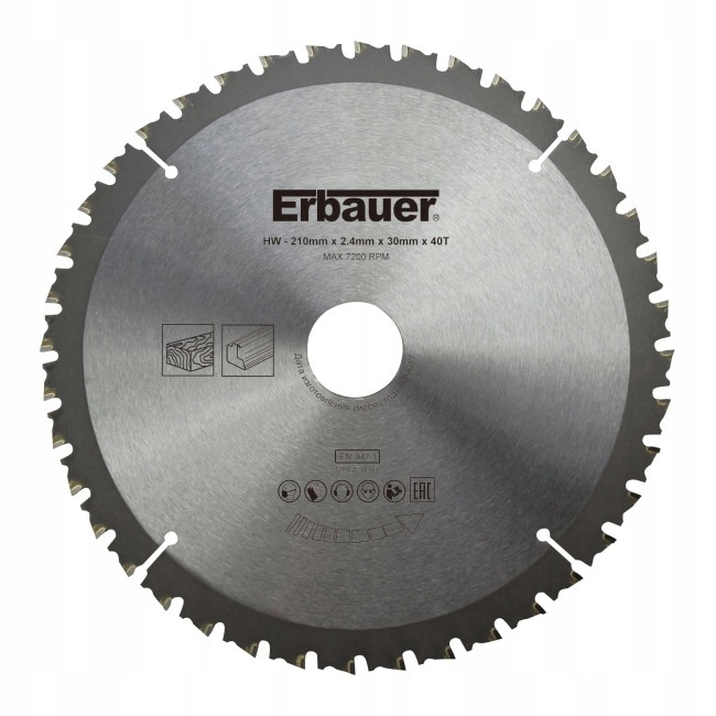 

Tarcza uniwersalna Erbauer 210 x 30/25/20/16 mm
