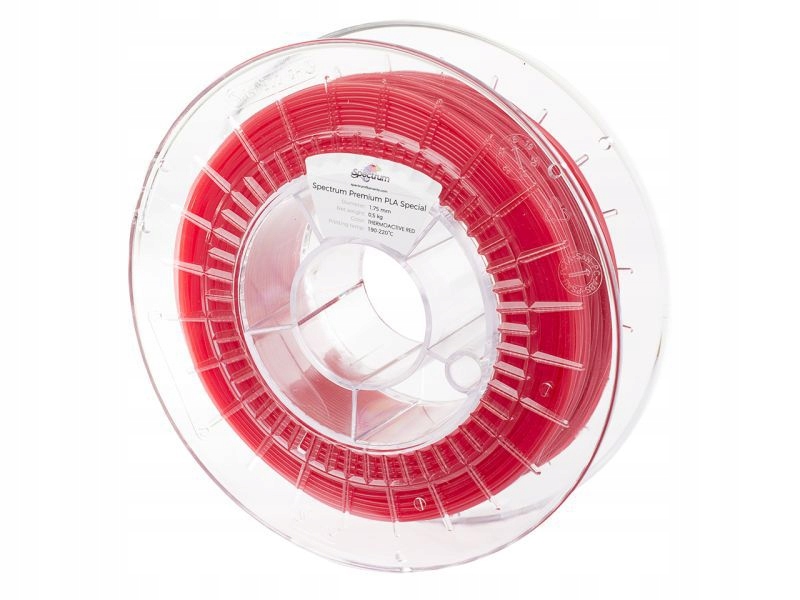 Filament Spectrum Pla 1,75 mm Termoaktywny Czerwony 1 kg