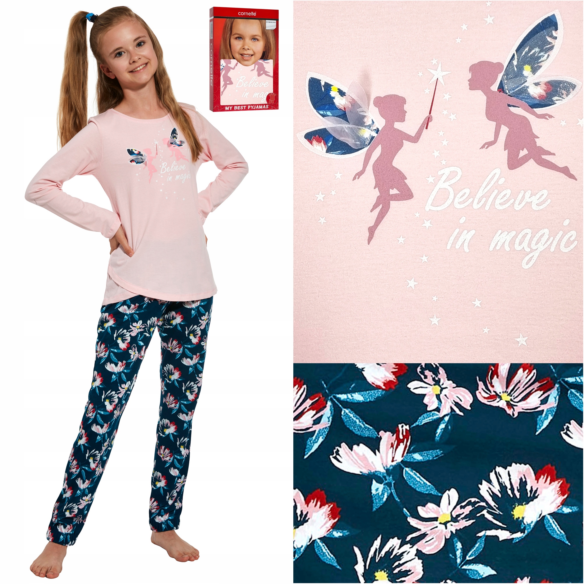 

Piżama dziecięca Cornette 963/158 Fairies 122-128